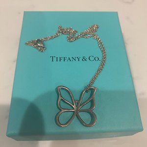 Tiffany & Co. Sterling Silver Butterfly Necklace
